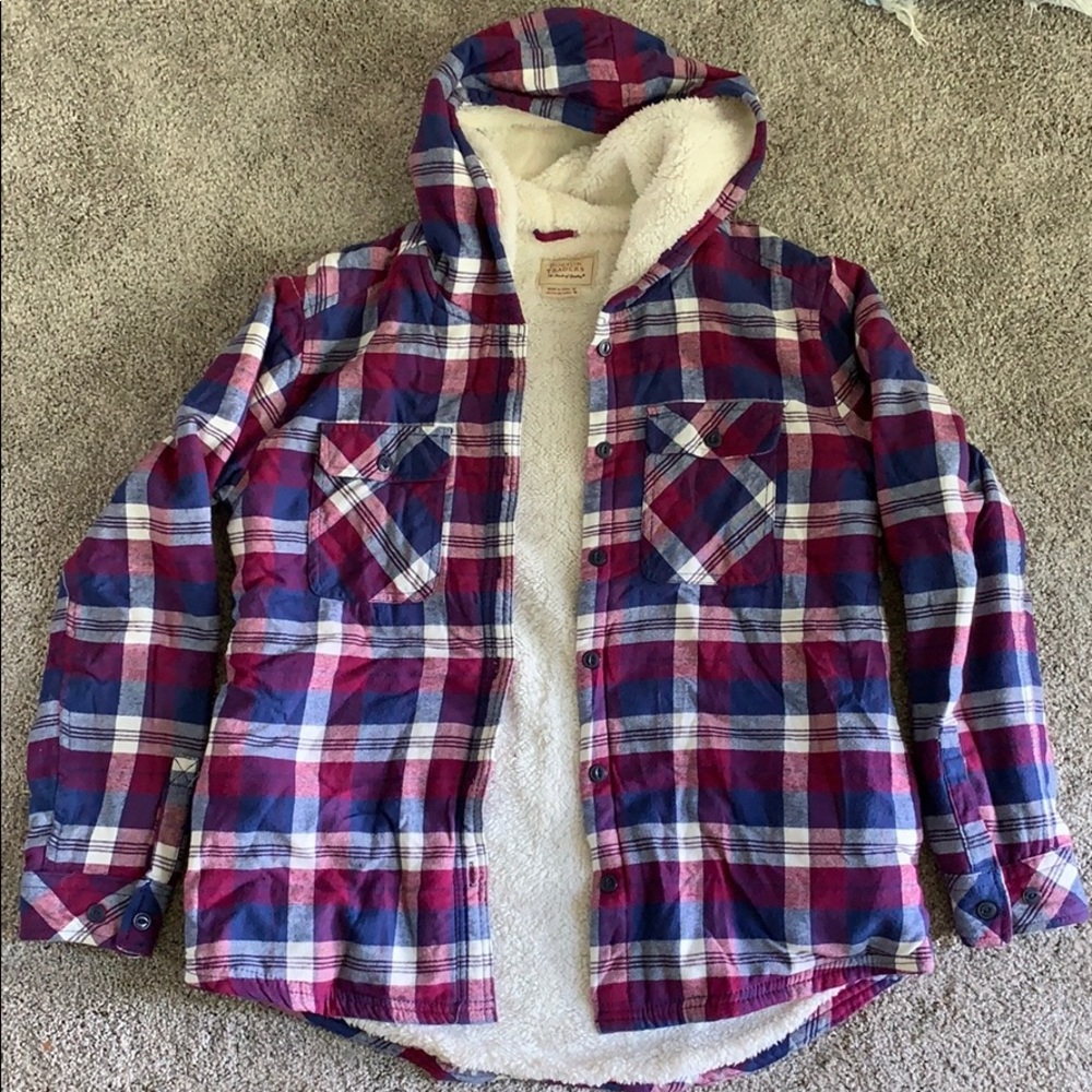 Hooded flannel